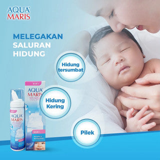 AQUA MARIS BABY NASAL SPRAY 50 ML | Aquamaris Semprot Hidung Bayi (Hidung Tersumbat, Kering, Pilek)