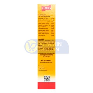 LASERIN MEMBANTU MEREDAKAN BATUK DAN MELEGAKAN TENGGOROKAN 110ML