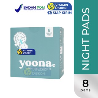 YOONA NIGHT PADS 29CM - 8 PADS