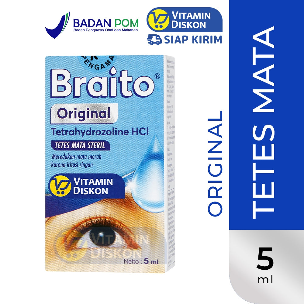 BRAITO ORIGINAL TETRAHYDROLINE HCL - 5ML