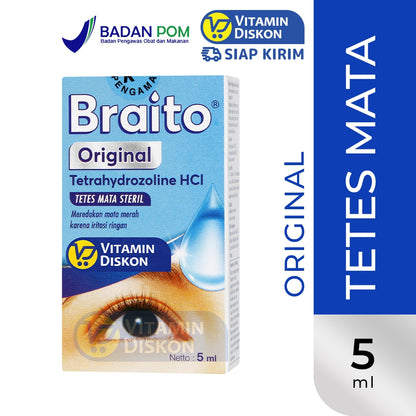 BRAITO ORIGINAL TETRAHYDROLINE HCL - 5ML