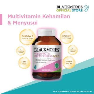BLACKMORES PREGNANCY AND BREASTFEEDING GOLD BPOM KALBE - 20 CAPS