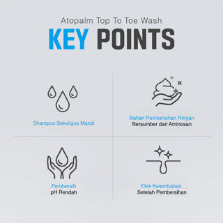 ATOPALM TOP TO TOE WASH 300 ML