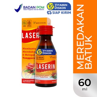 LASERIN MEMBANTU MEREDAKAN BATUK DAN MELEGAKAN TENGGOROKAN 60ML