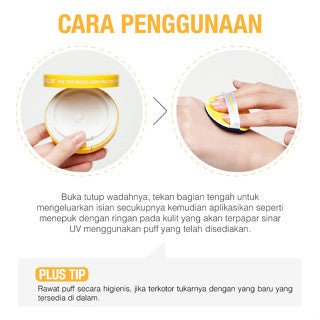 ATOPALM TOK TOK FACIAL SUN PACT SPF43 PA+++ 15GR