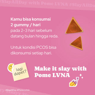 POME LVNA FEMININE CARE GUMMY - 10 GUMMY