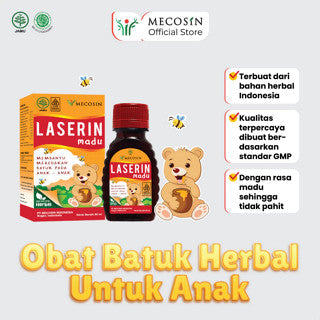 LASERIN MADU MEMBANTU MEREDAKAN BATUK PADA ANAK 60ML
