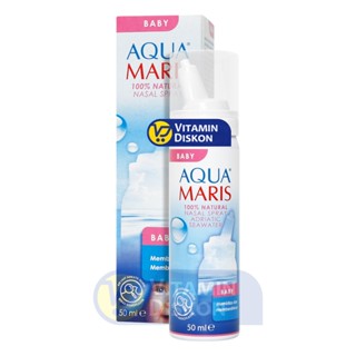 AQUA MARIS BABY NASAL SPRAY 50 ML | Aquamaris Semprot Hidung Bayi (Hidung Tersumbat, Kering, Pilek)