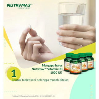 NUTRIMAX VITAMIN VIT D3 1000 IU 60 TABLET