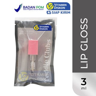 TEDDY CLUBS CLEAR LIP GLOSS WITH UV FILTER 3 ML
