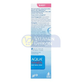 AQUA MARIS BABY NASAL SPRAY 50 ML | Aquamaris Semprot Hidung Bayi (Hidung Tersumbat, Kering, Pilek)