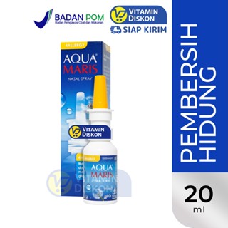 AQUA MARIS NASAL SPRAY FOR ALLERGY 20ML | Aquamaris Semprotan Hidung Alami Untuk Gejala Alergi
