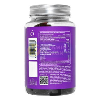 POME OPTIMUN ELDERBERRY AND MORINGA WITH VIT C, D, ZINC AND SELENIUM WITH MINTY YUZU FLAVOUR - 60 GUMMY