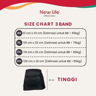 NEW LIFE 3 BAND PREMIUM ALL SIZE