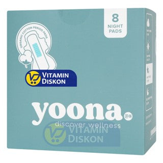 YOONA NIGHT PADS 29CM - 8 PADS
