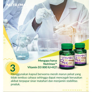 NUTRIMAX WATER DISPERSIBLE VITAMIN D3 PLUS K2 30 TABLET