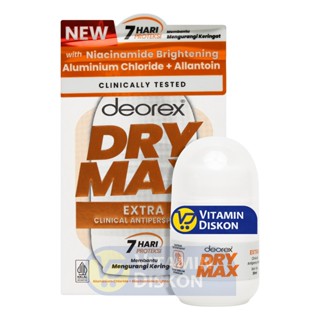 DEOREX DRYMAX EXTRA ANTIPERSPIRANT 30ML