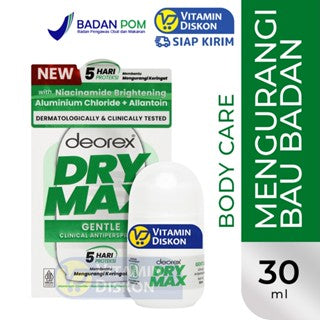 DEOREX DRYMAX GENTLE ANTIPERSPIRANT 30ML