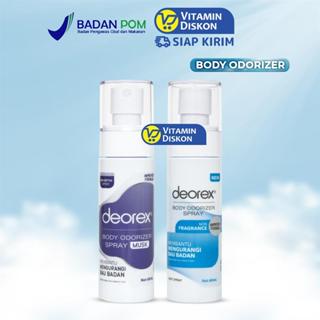 DEOREX BODY ODORIZER SPRAY 60 ML - NON FREGRANCE BIRU