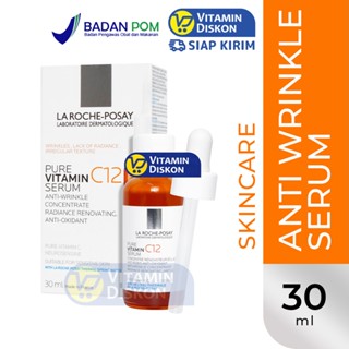 LA ROCHE POSAY PURE VITAMIN C12 SERUM ANTI WRINKLE ANTI OXYDANT RENOVATING SERUM 30ML