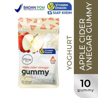 POME APPLE CIDER VINEGAR WITH YOGHURT FLAVOUR - 10 GUMMY