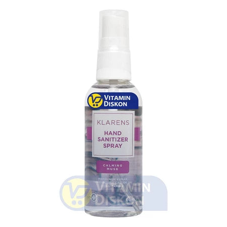 KLARENS HAND SANITIZER SPRAY CALMING MUSK - 60ML