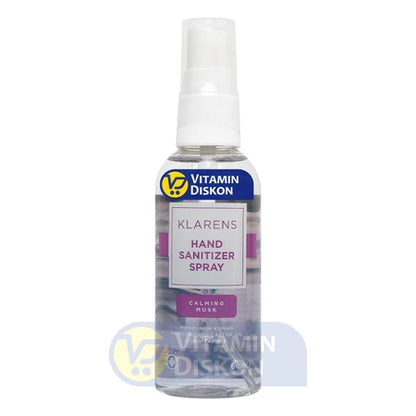 KLARENS HAND SANITIZER SPRAY CALMING MUSK - 60ML