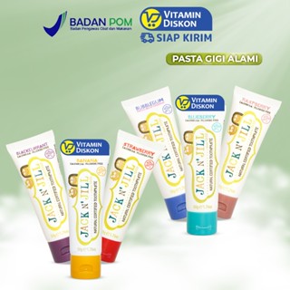 JACK N' JILL NATURAL TOOTHPASTE ORGANIC STRAWBERRY 50G