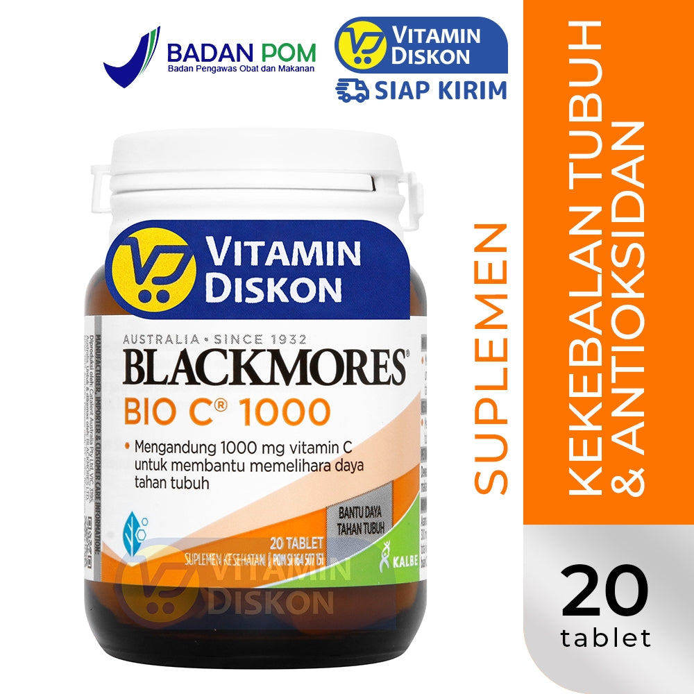 BLACKMORES BIO C 1000MG BPOM KALBE - 20 TAB