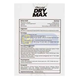 DEOREX DRYMAX EXTRA ANTIPERSPIRANT 30ML
