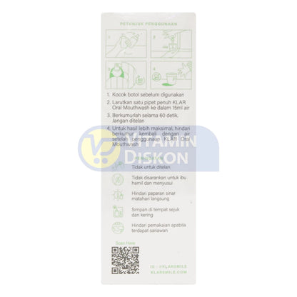 KLAR ORAL MOUTHWASH 30ML