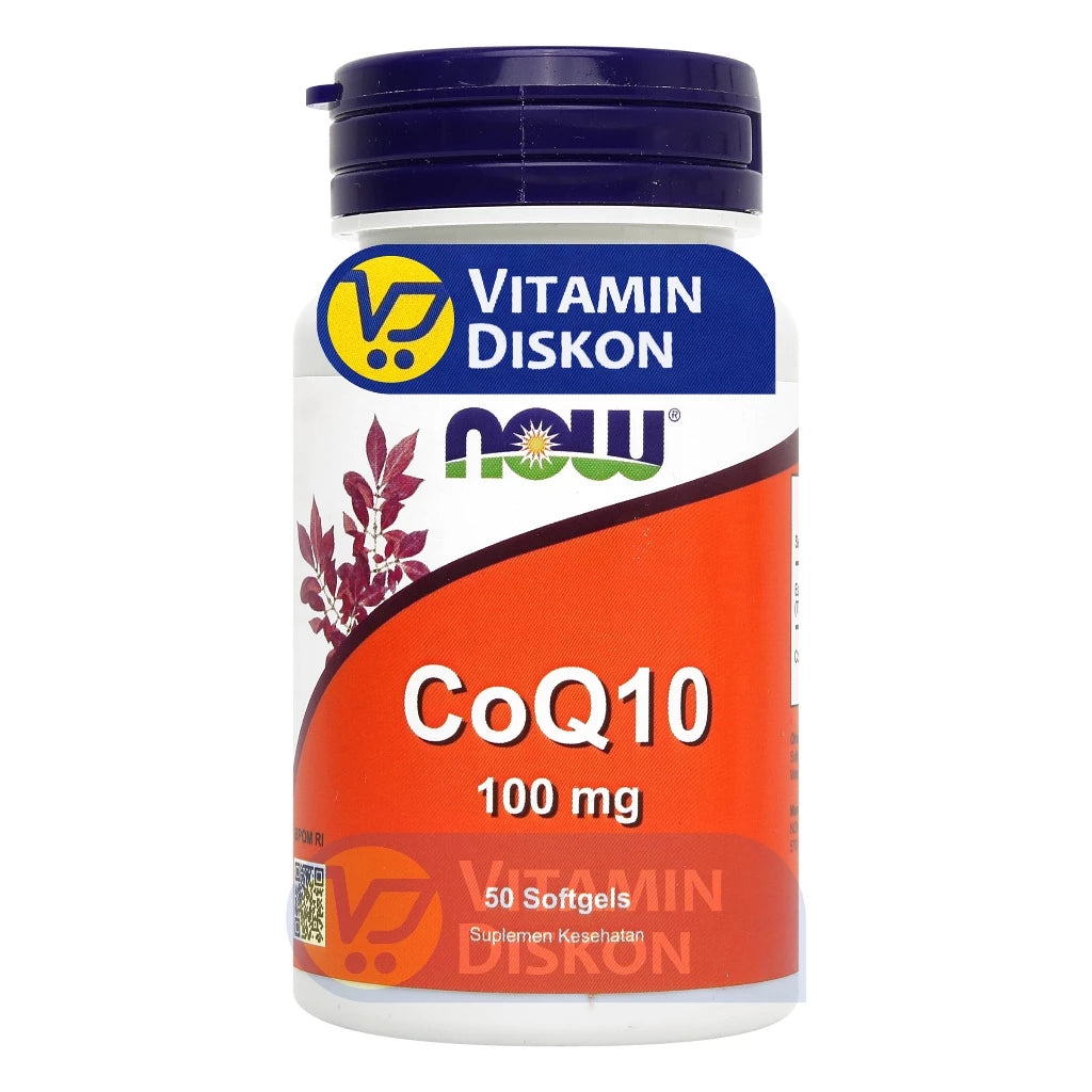 NOW VITAMIN COQ10 100 MG - 50 SOFTGELS