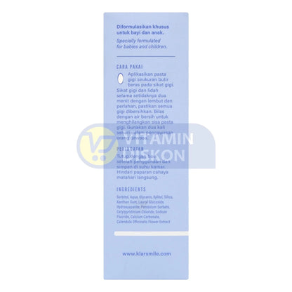 KLAR LITTLE TOOTHPASTE PLAIN - 50GR