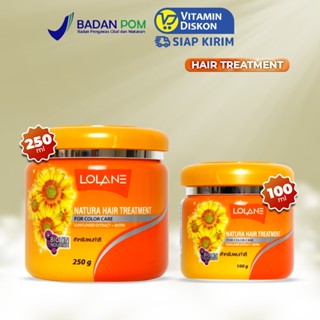 LOLANE NATURA HAIR TREATMENT FOR COLOR CARE SUNFLOWER EXTRACT AND BIOTIN 100 GR