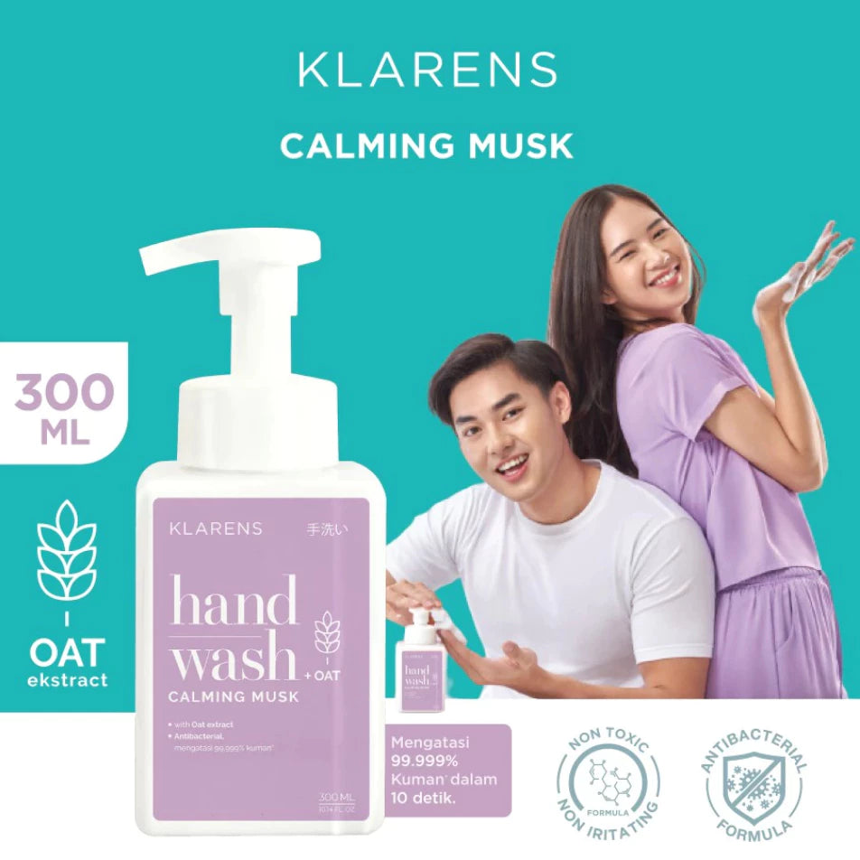 KLARENS HAND WASH CALMING MUSK - 300ML