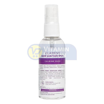 KLARENS HAND SANITIZER SPRAY CALMING MUSK - 60ML