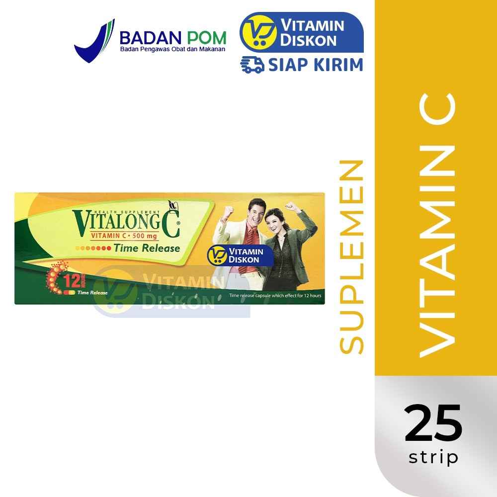 VITALONG C VITAMIN C 500 MG 1 BOX ISI 25 STRIP