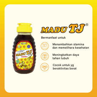 MADU TJ MURNI 250 GR | Meningkatkan Stamina, Daya Tahan Tubuh, Imunitas Dan Nafsu Makan