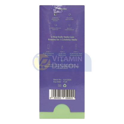 KLAR PURPLE TEETH WHITENING BOOSTER 30ML