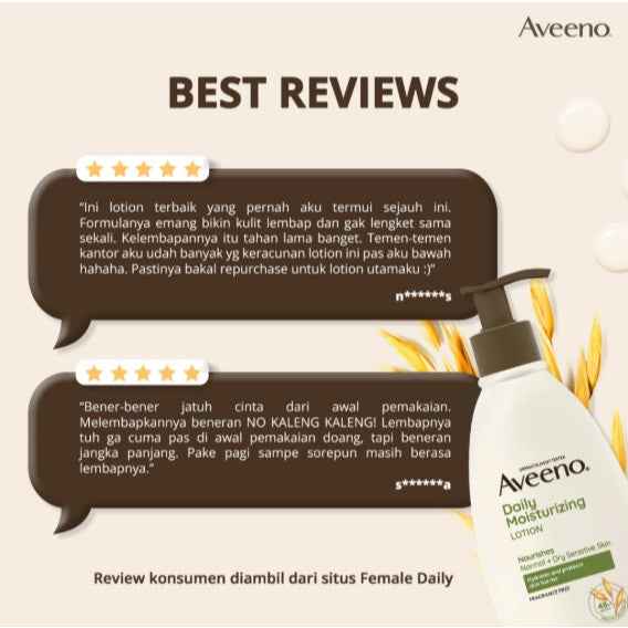 AVEENO DAILY MOISTURIZING LOTION 354 ML