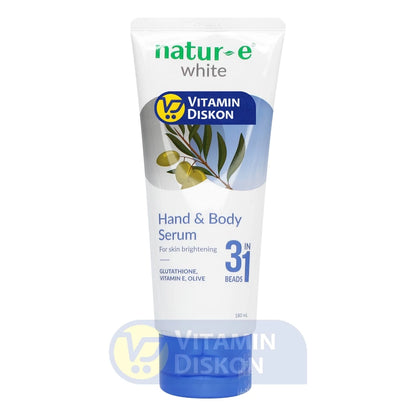 NATUR E WHITE BRIGHTENING HAND AND BODY SERUM 180 ML