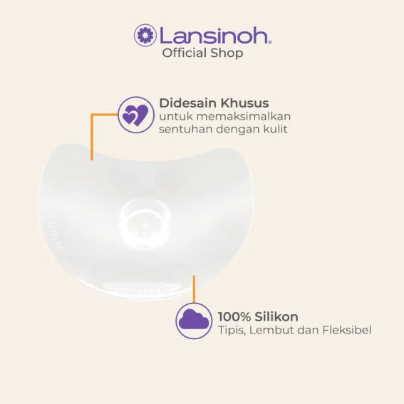 LANSINOH CONTACT NIPPLE SHIELDS 20 MM