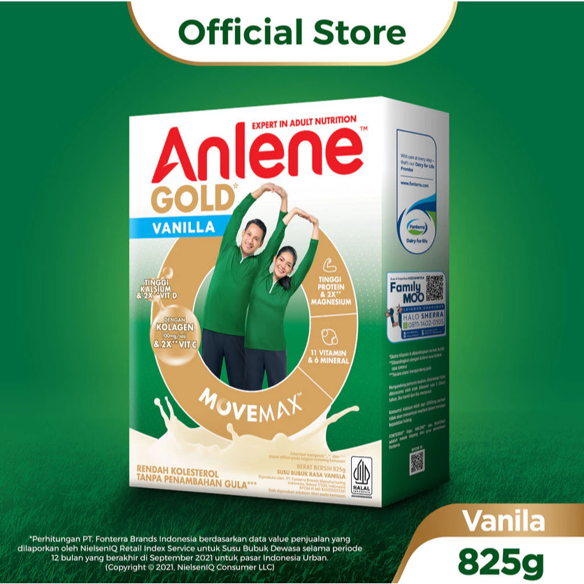 ANLENE GOLD VANILLA 825G