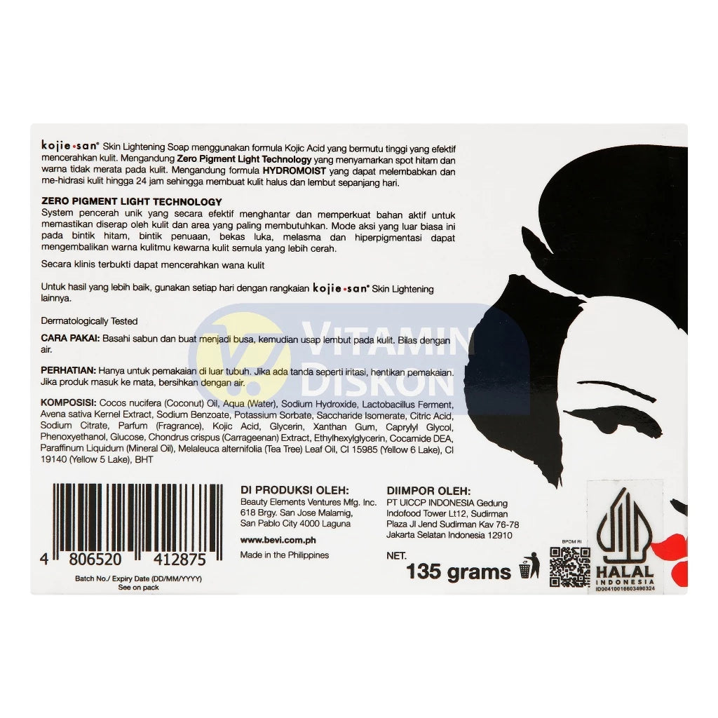 KOJIE SAN SKIN LIGHTENING SOAP WITH HYDRAMOIST 135 GR