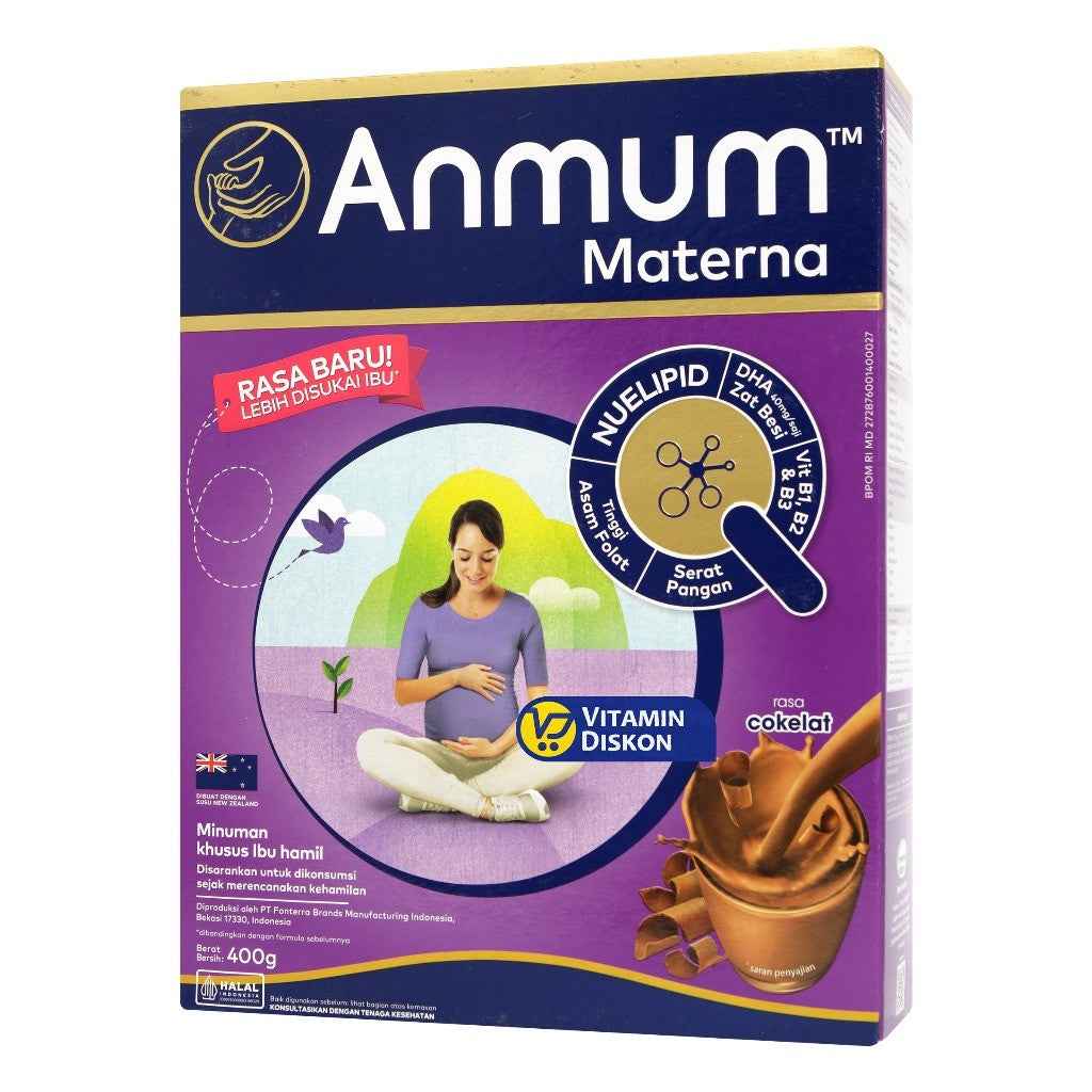 ANMUM MATERNA SUSU KHUSUS IBU HAMIL COKELAT 400G