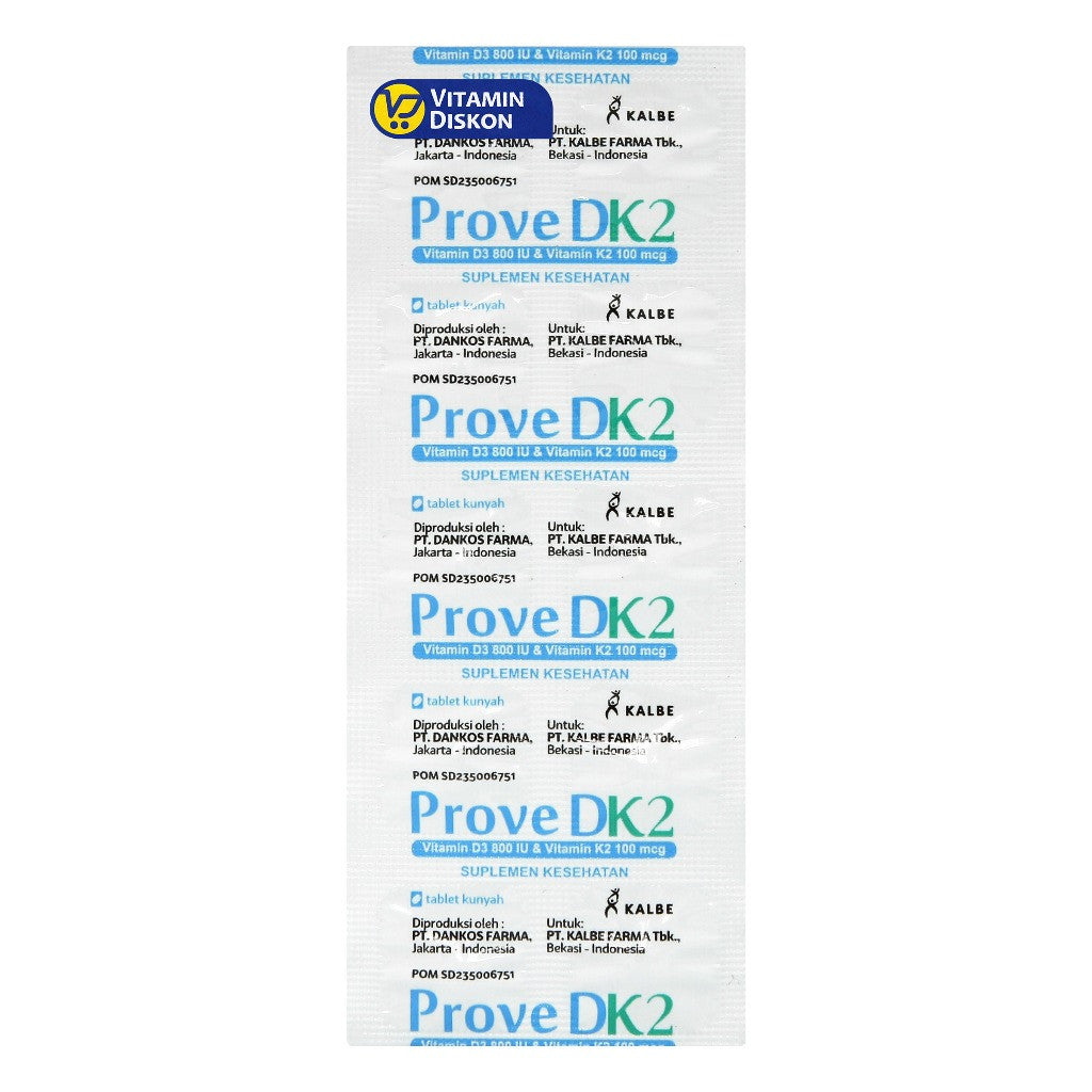 PROVE DK2 VITAMIN D3 800 IU & K2 100 MCG