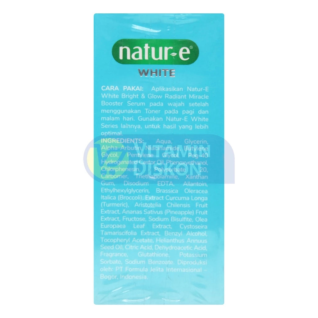NATUR E WHITE BRIGHT AND GLOW RADIANT MIRACLE BOOSTER SERUM 20 ML