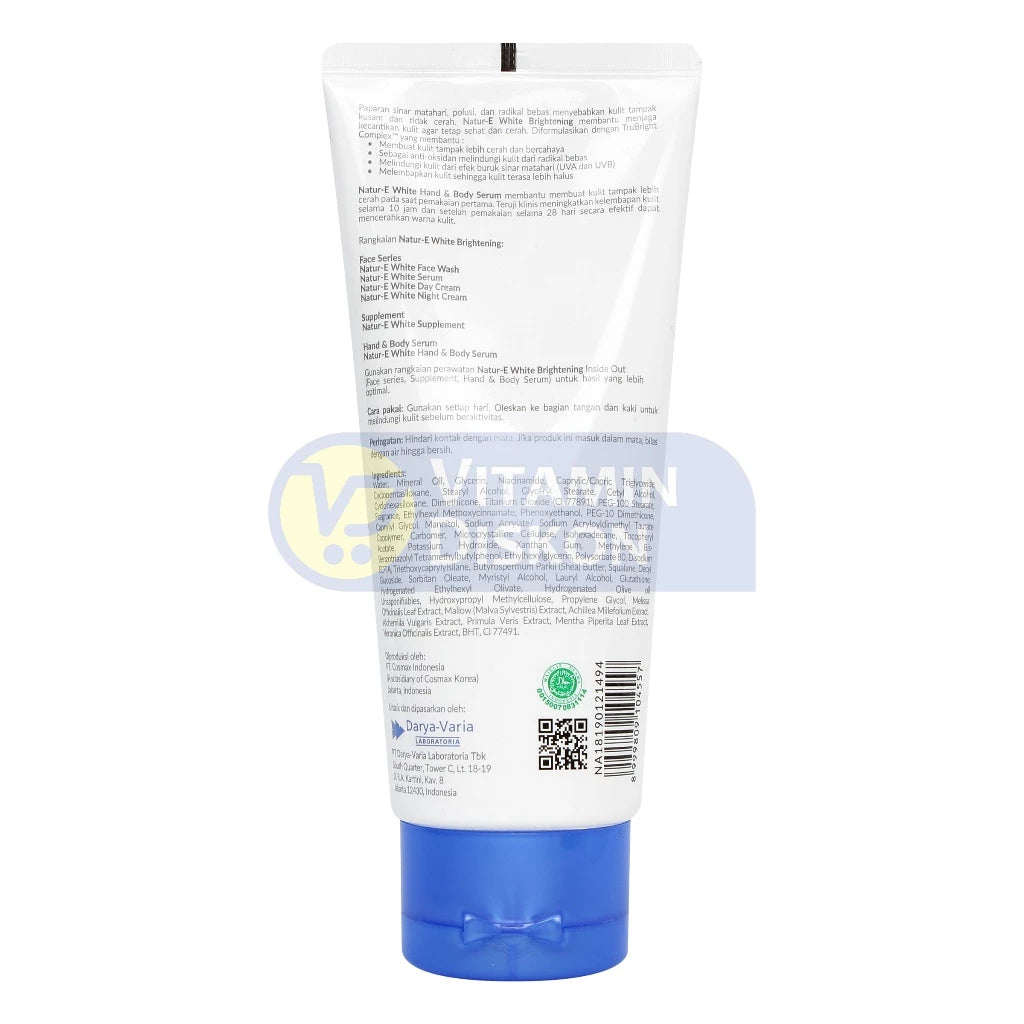 NATUR E WHITE BRIGHTENING HAND AND BODY SERUM 180 ML