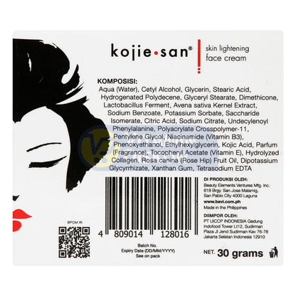 KOJIE SAN SKIN LIGHTENING FACE CREAM WITH HYDRAMOIST 30 GR