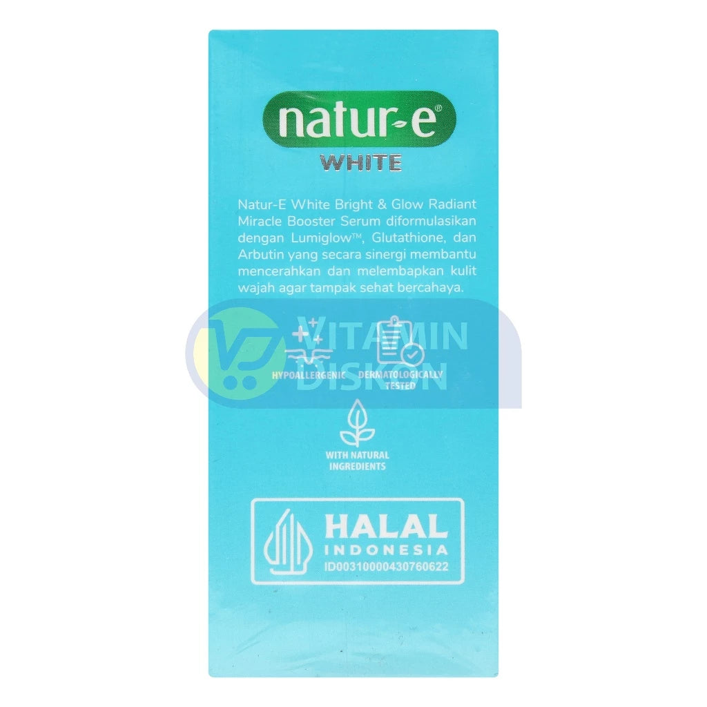 NATUR E WHITE BRIGHT AND GLOW RADIANT MIRACLE BOOSTER SERUM 20 ML